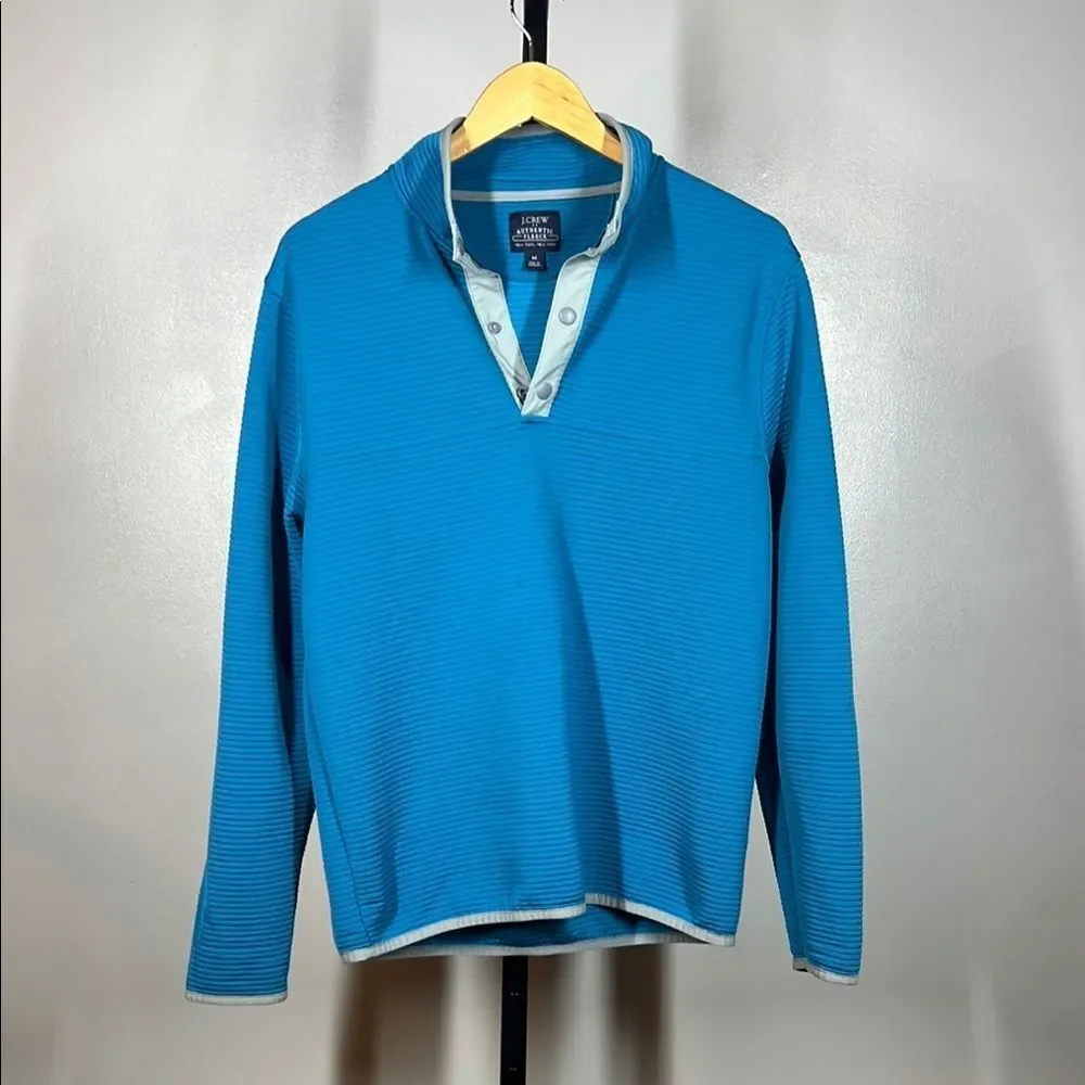 J. Crew Blue Casual Button Down Shirt with Modern Styling